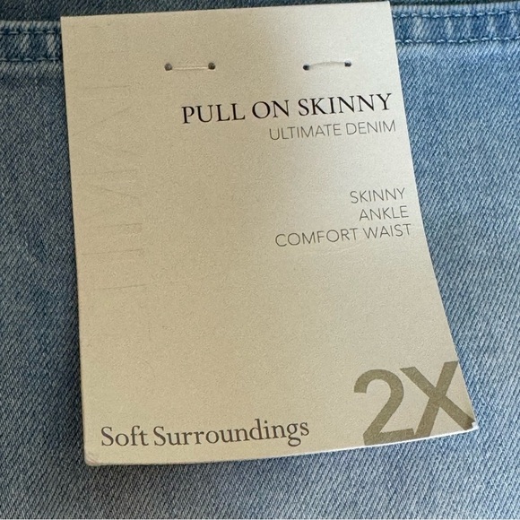 Soft surroundings Soft Pull-On Skinny Jeans - Picture 4 of 9